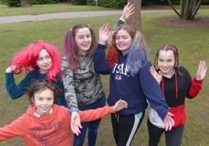 Pupils have a Bad Hair Day to raise nearly £700 for Charity