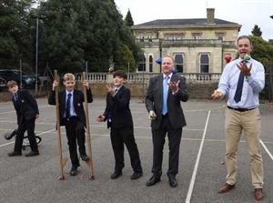 Pupils Learn Circus Skills!