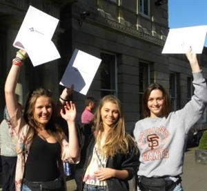 Students Celebrate As and A*s with GCSEs 