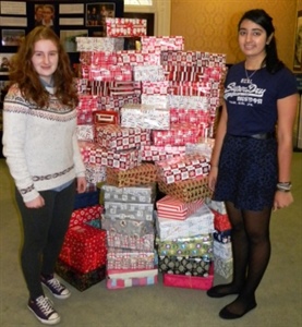 Students Donate Over 100 Boxes to Charity Appeal