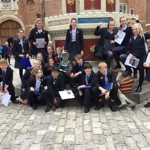 Children at Hampton Court