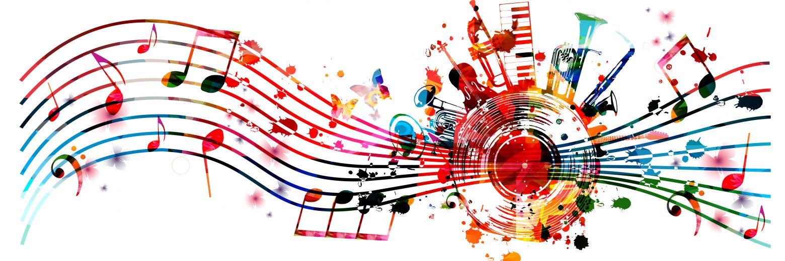 illustration of music