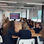 Students sat in the classroom