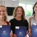 students holding exam results