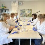 students in the lab
