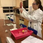 students in the lab